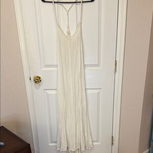 Elegant Cream Maxi Dress
